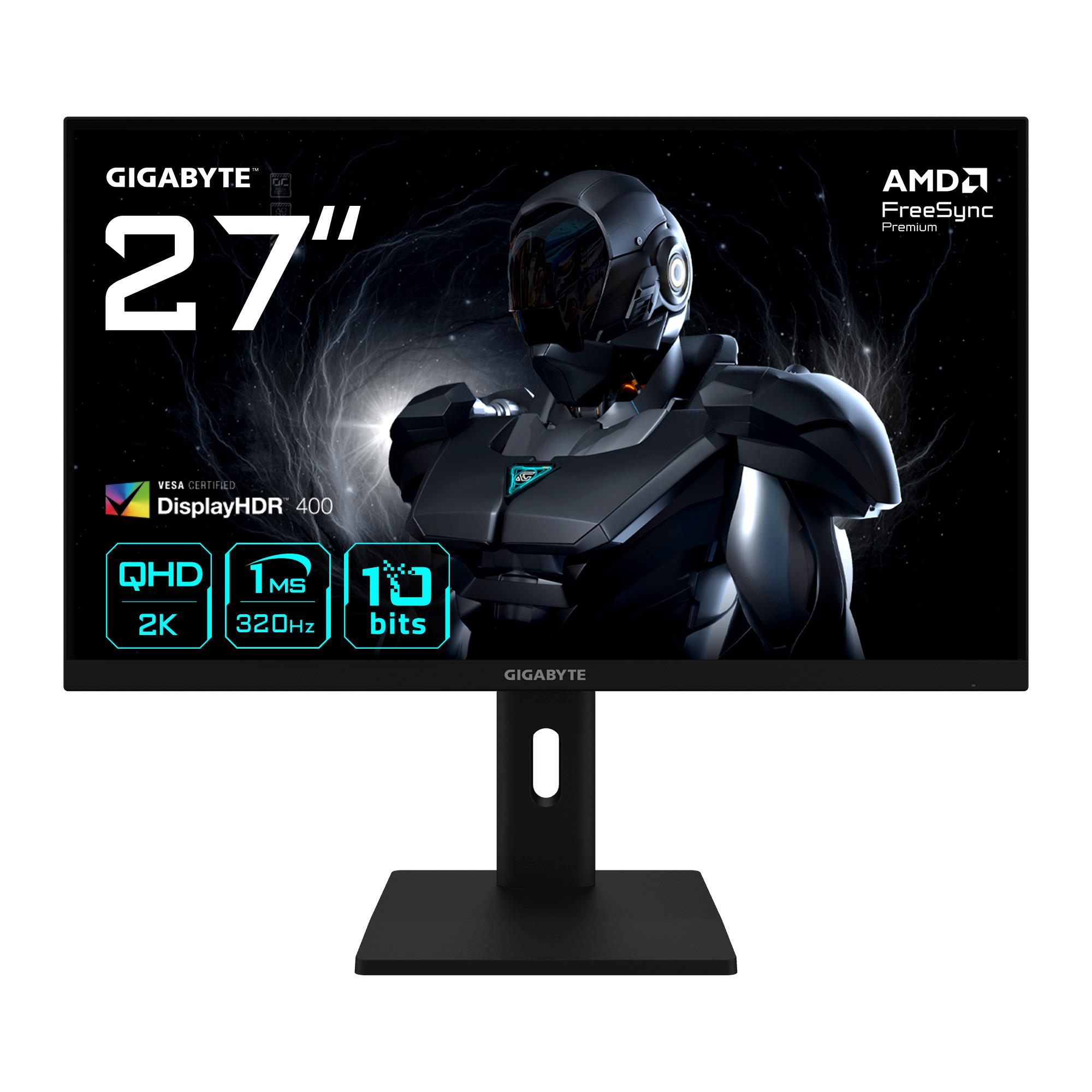 LCD Monitor GIGABYTE 27    2560 x 1440 pixels Quad HD Native aspect ratio 16 9 LED Flat G27Q3EK