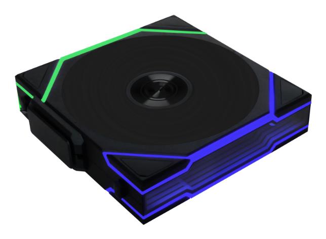 CASE FAN 120MM WRL G99 12TLLCD1W1B 00 LIAN LI