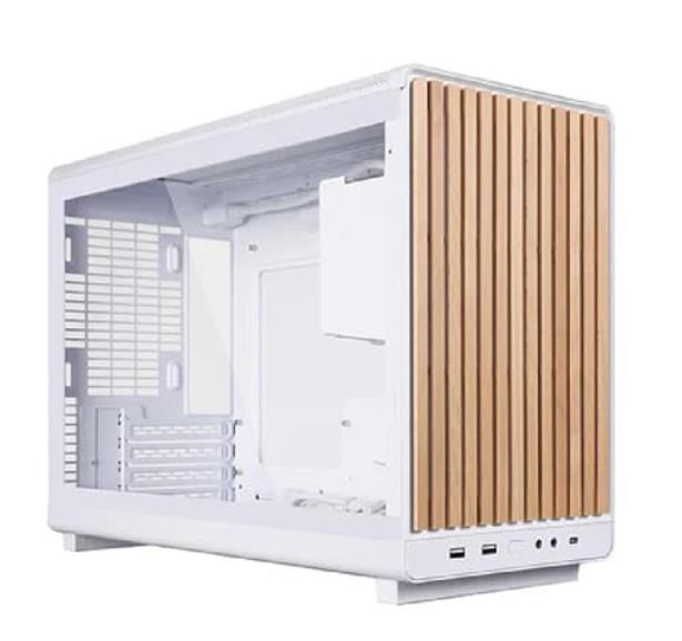 Case LIAN LI micro ATX Micro-ITX White Wood Micro Tower PC Lian Li A3 mATX   ITX Glass Edition White  G99 A3W-WDG 00  G99 A3W-WDG 00
