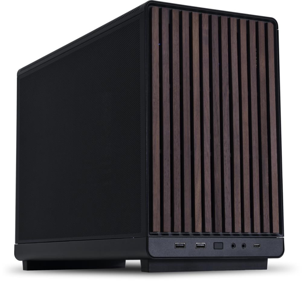 Case LIAN LI micro ATX Micro-ITX Black Wood Micro Tower PC Lian Li A3-mATX Wood Edition Black  G99 A3X-WD 00  G99 A3X-WD 00