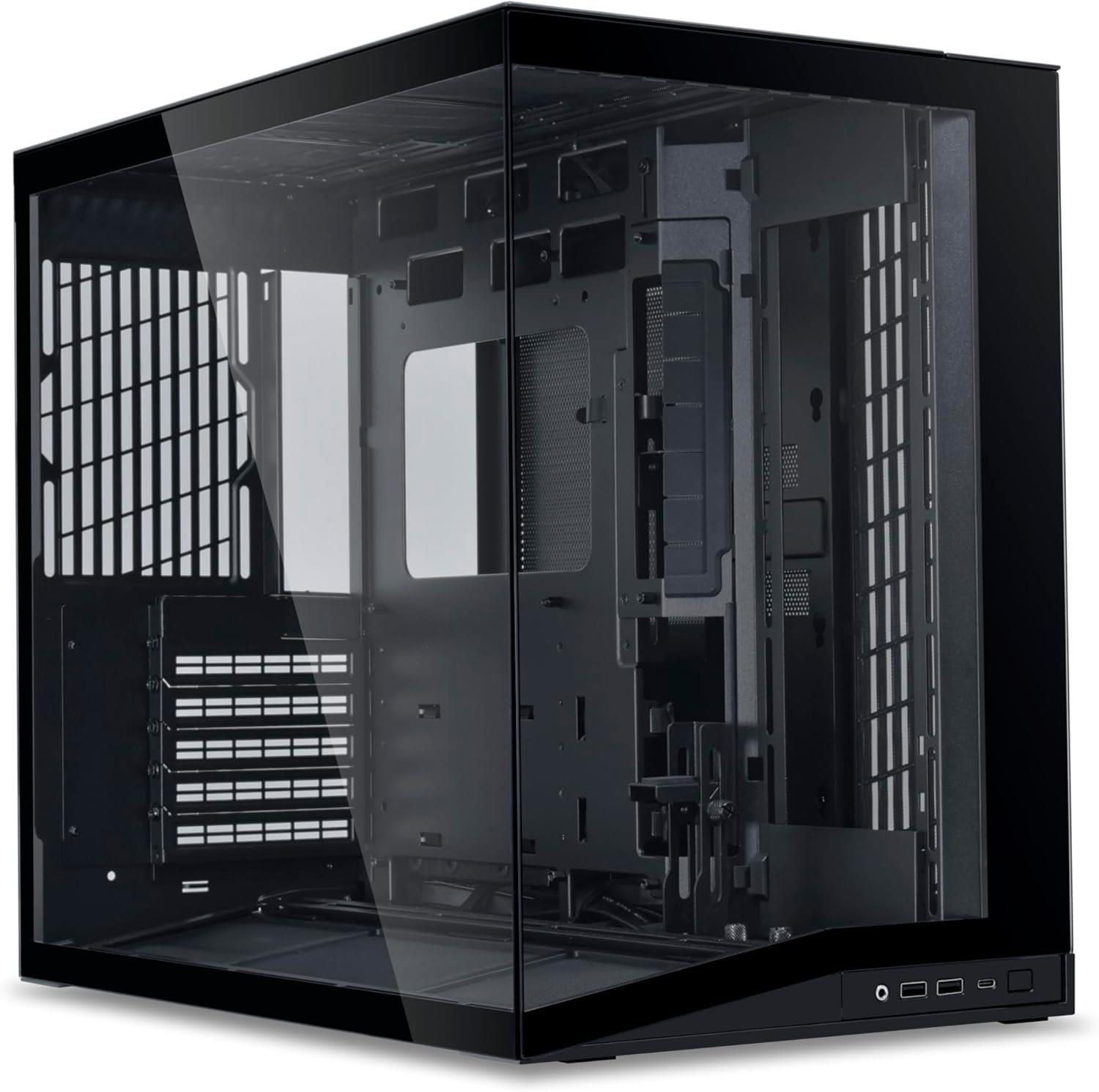 Case LIAN LI ATX micro ATX Mini-ITX Black Mini Tower O11 DYNAMIC MINI V2 G99 O11DMIV2X 00