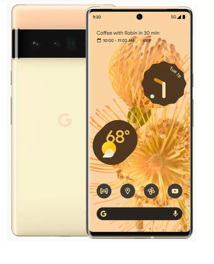 MOBILE PHONE PIXEL 6 PRO 5G 128GB SUNNY GA03166-GB GOOGLE