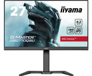 LCD Monitor IIYAMA 27   Gaming Panel IPS 2560x1440 16 9 180Hz Matte 0 2 ms Speakers Swivel Pivot Height adjustable Tilt Colour Black GB2770QSU-B6