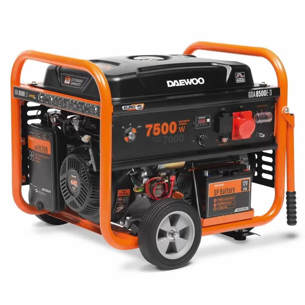 PETROL GENERATOR 5.5KW 380V GDA 8500E-3 DAEWOO