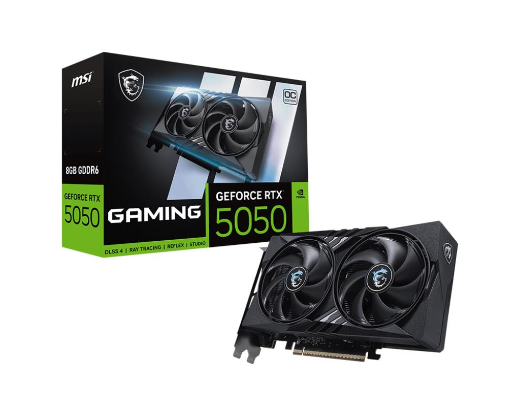 Graphics Card MSI NVIDIA GeForce RTX 5050 8 GB GDDR6 128 bit PCI Express x16 5 0 Active RTX50508GGAMINGOC