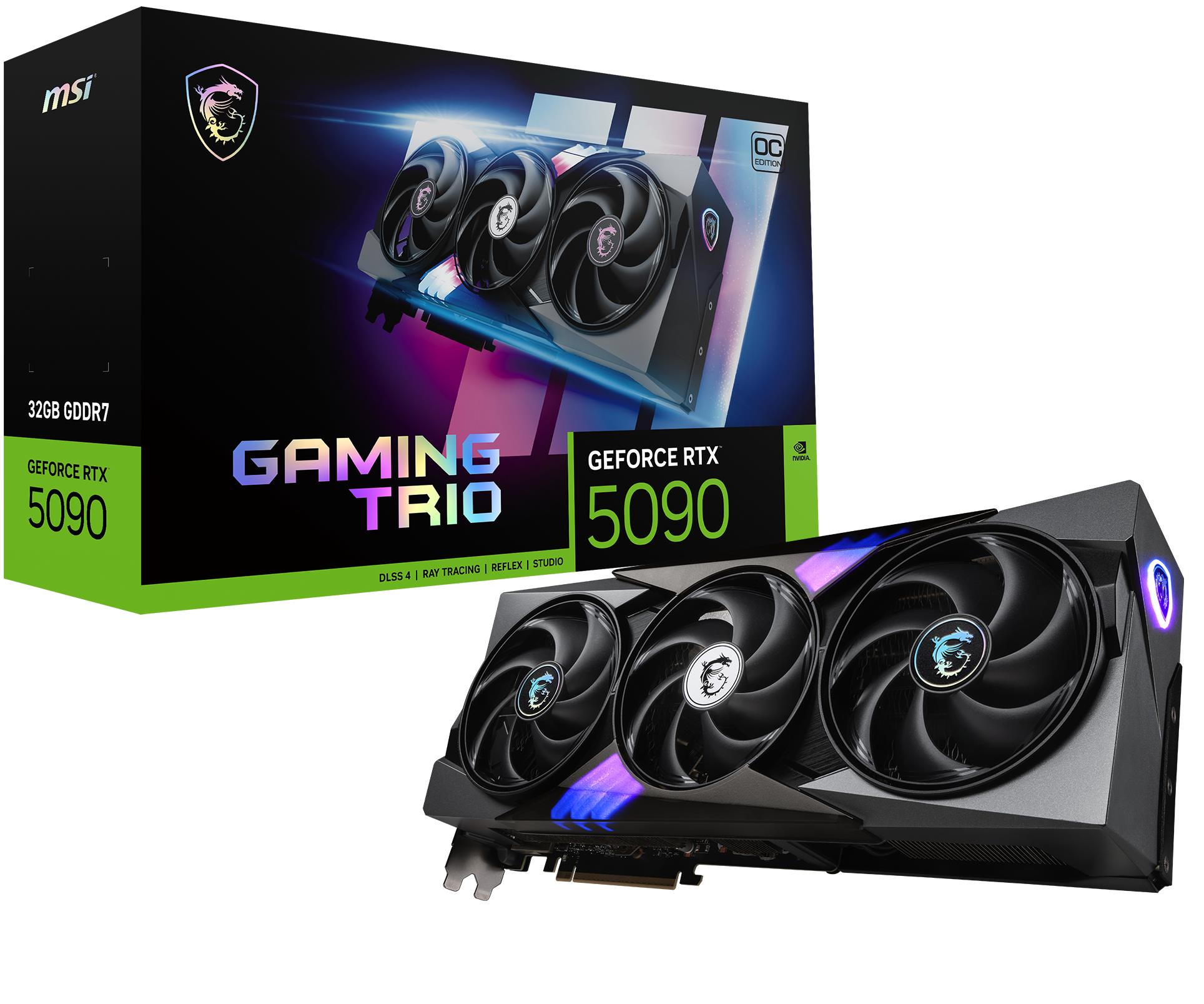 MSI GeForce RTX 5090 32GB GAMING TRIO OC