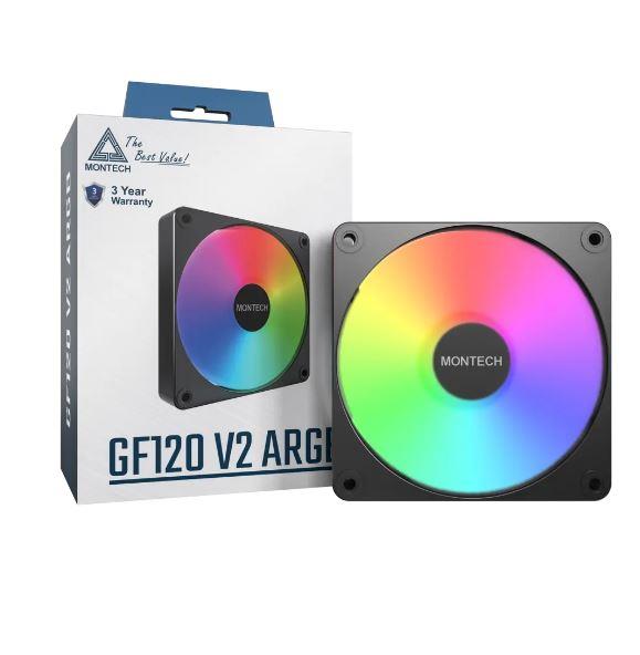CASE FAN 120MM GF120 V2 ARGB PWM  B  MONTECH