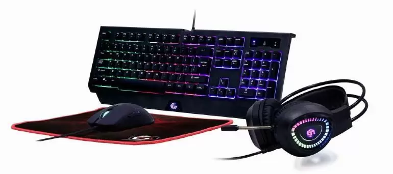 KEYBOARD USB GAMING KIT ENG PHANTOM GGS-UMGL4-01 GEMBIRD