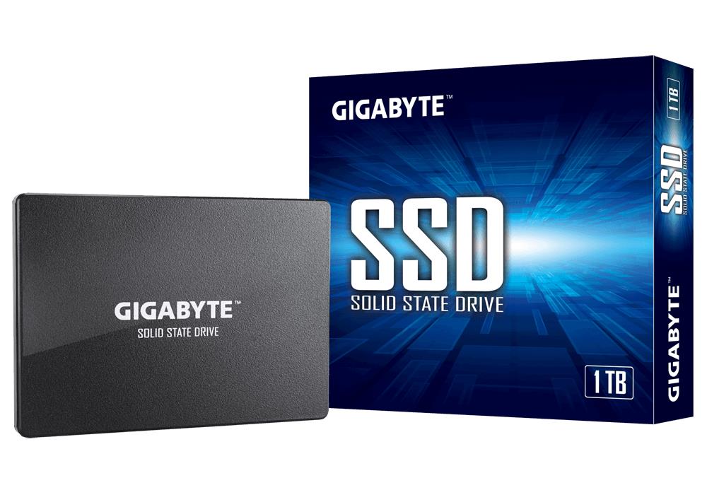 SSD GIGABYTE 1TB SATA 3.0 Write speed 500 MBytes sec Read speed 550 MBytes sec 2,5 