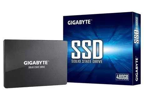 SSD GIGABYTE 480GB SATA 3.0 Write speed 480 MBytes sec Read speed 550 MBytes sec 2,5 