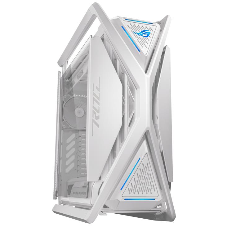 Case ASUS ROG Hyperion GR701 MidiTower Case product features Transparent panel ATX EATX MicroATX MiniITX Colour White GR701ROGHYPWH PWMFAN
