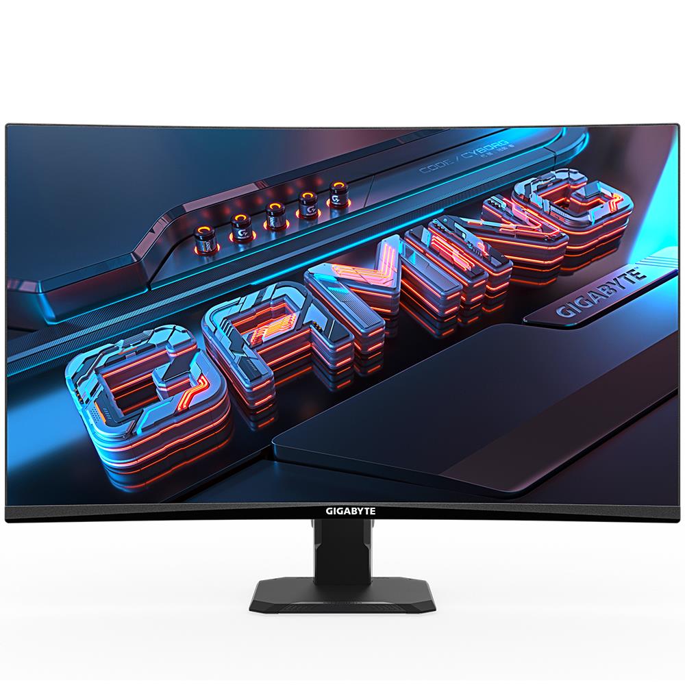 LCD Monitor GIGABYTE GS27FC-EU 27   Gaming Curved Tilt Matte Panel VA 1920x1080 180 1 ms Colour Black GS27FC-EU