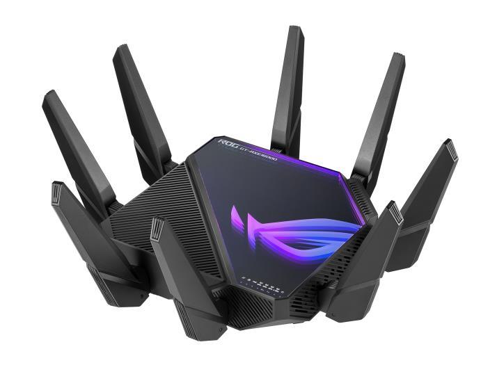 Wireless Router ASUS Wireless Router 16000 Mbps Mesh Wi-Fi 6 Wi-Fi 6e USB 2 0 USB 3 2 4x10 100 1000M 1x2 5GbE LAN    WAN ports 2 Number of antennas 12 GT-AXE16000