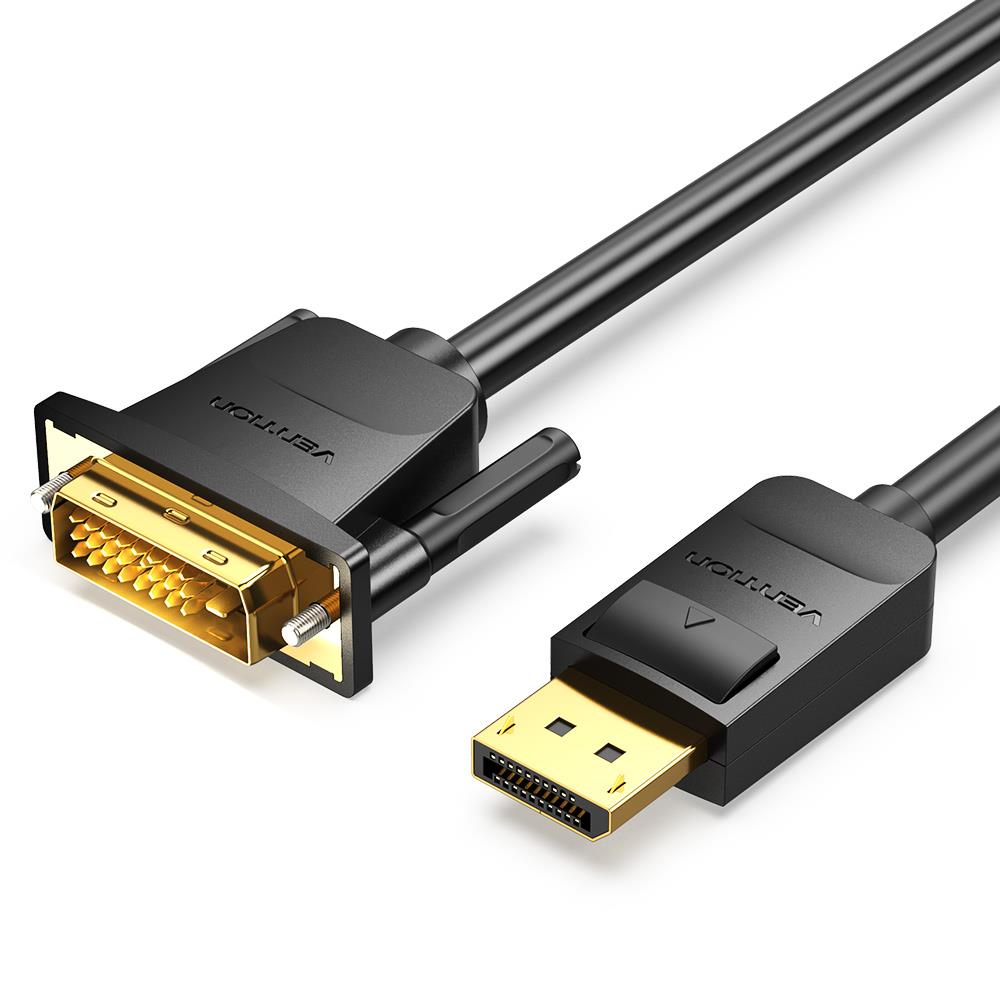 CABLE DP TO DVI 1M BLACK HAFBF VENTION