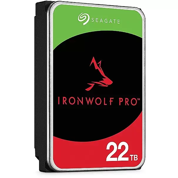 HDD SEAGATE IronWolf Pro 22TB SATA 512 MB 7200 rpm Discs Heads 10 20 3,5 