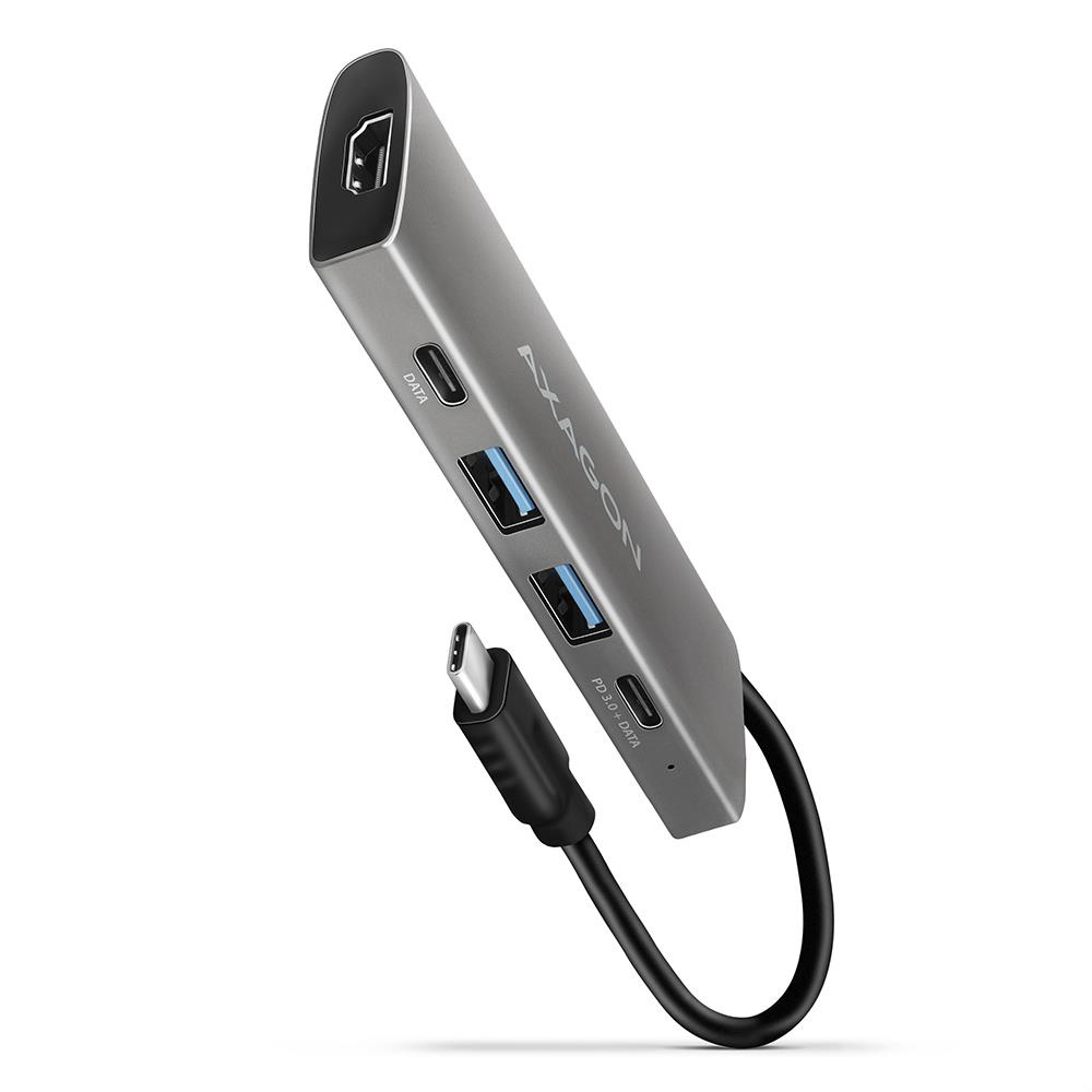 I O HUB USB-C 5IN1 0 2M HMC-5G2 AXAGON