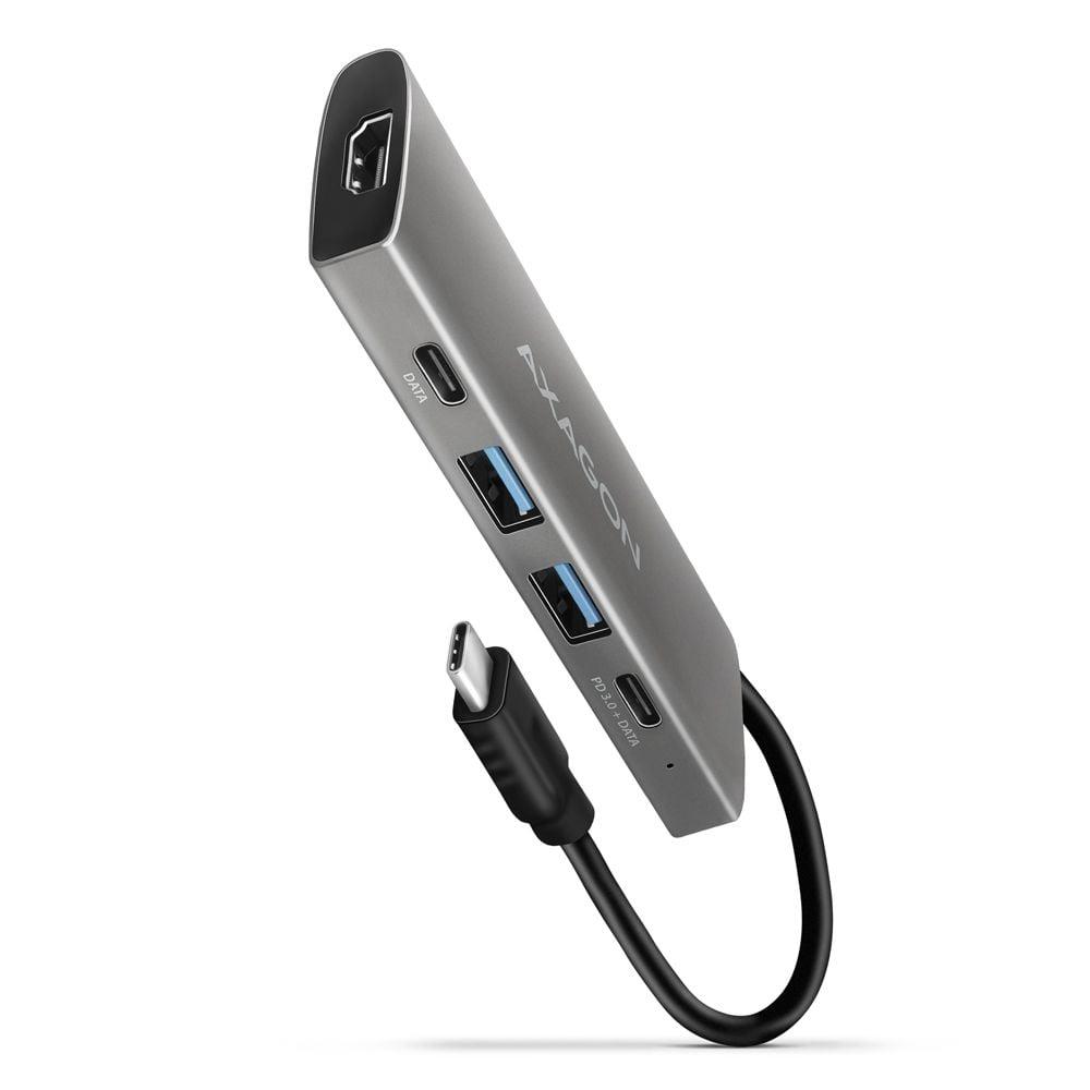I O HUB USB-C 5IN1 0 13M HMC-5G21 AXAGON
