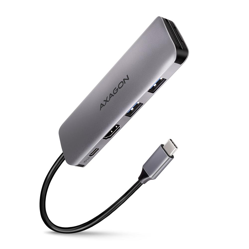I O HUB USB-C 5IN1 0 13M HMC-5G22 AXAGON