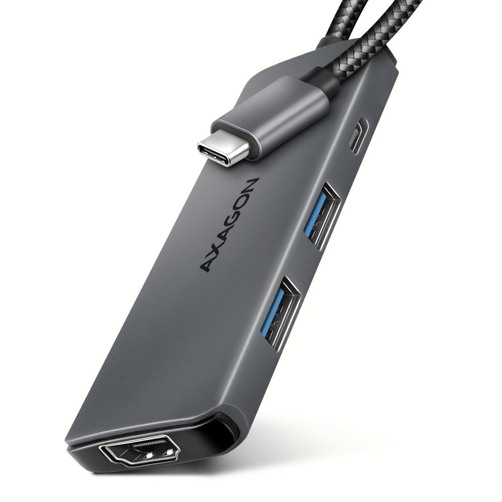 I O HUB USB-C 5IN1 8K 0 15M HMC-5H8K AXAGON