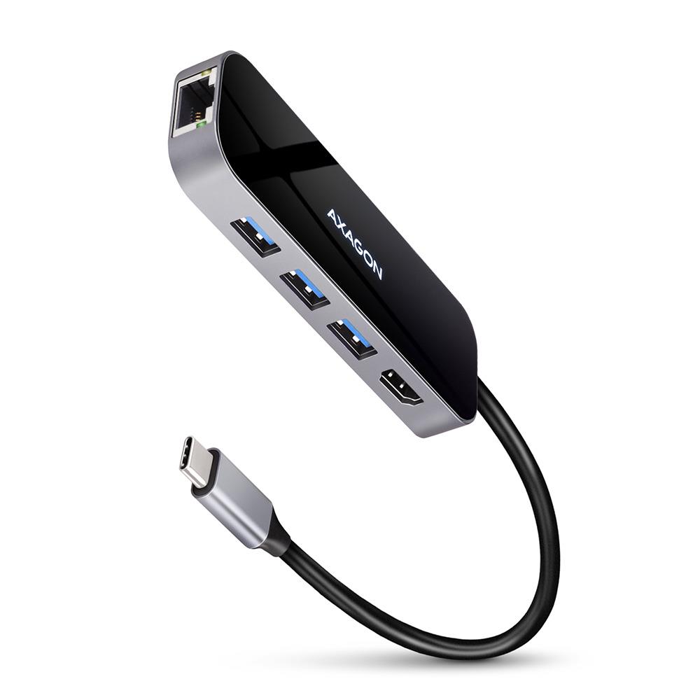 I O HUB USB-C 6IN1 0 2M HMC-6GL AXAGON