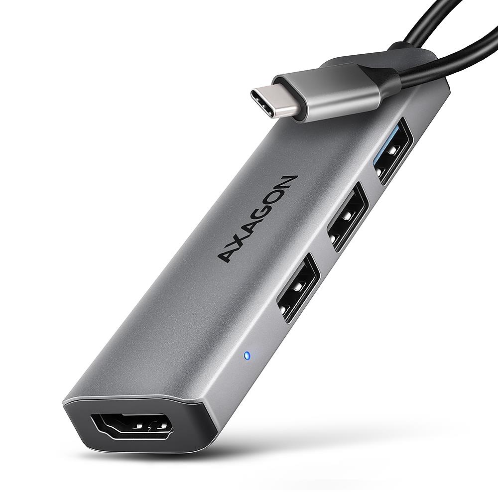 I O HUB USB-C 4IN1 0 15M HMC-H3A AXAGON
