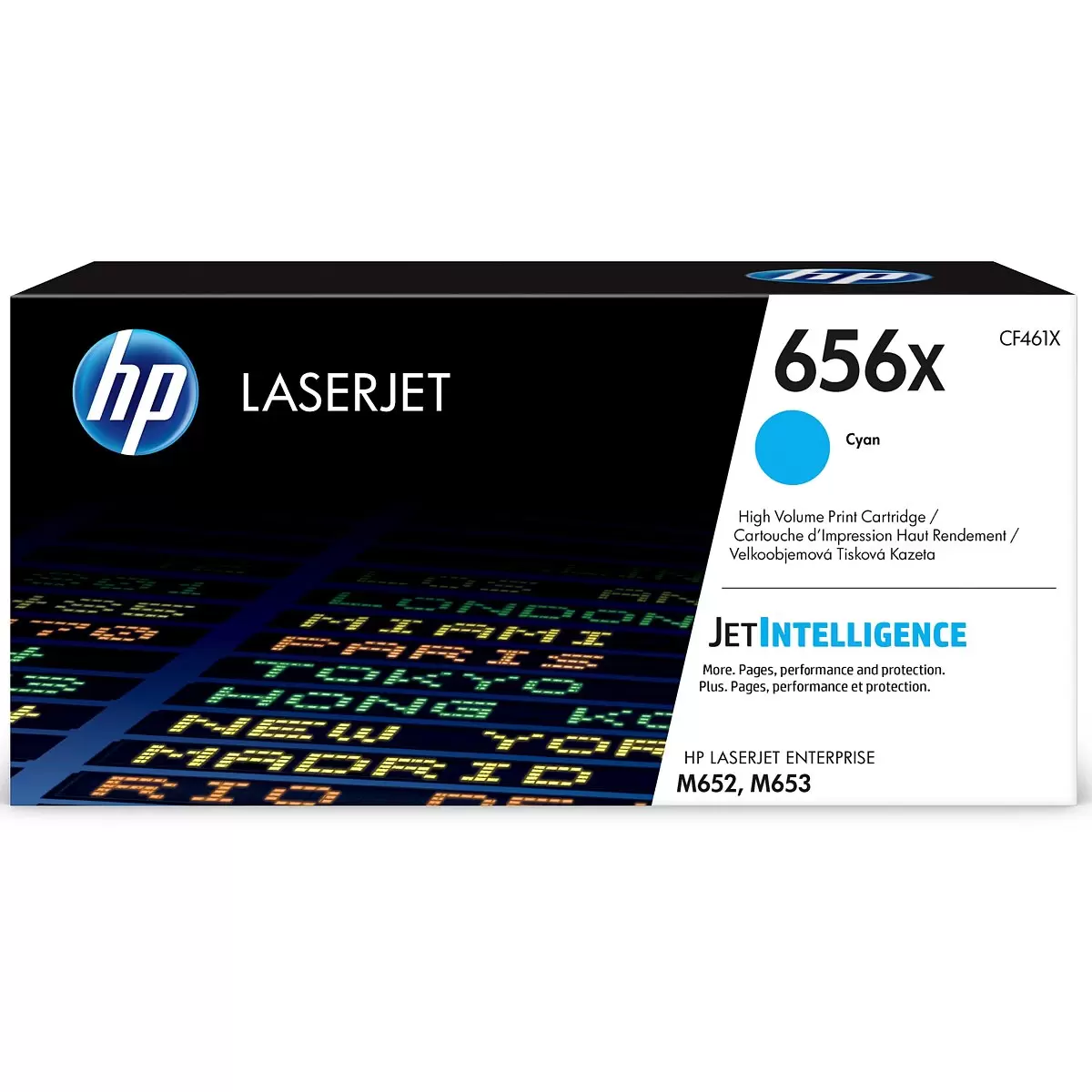 HP 656X LJ Toner Cartridge Cyan HY