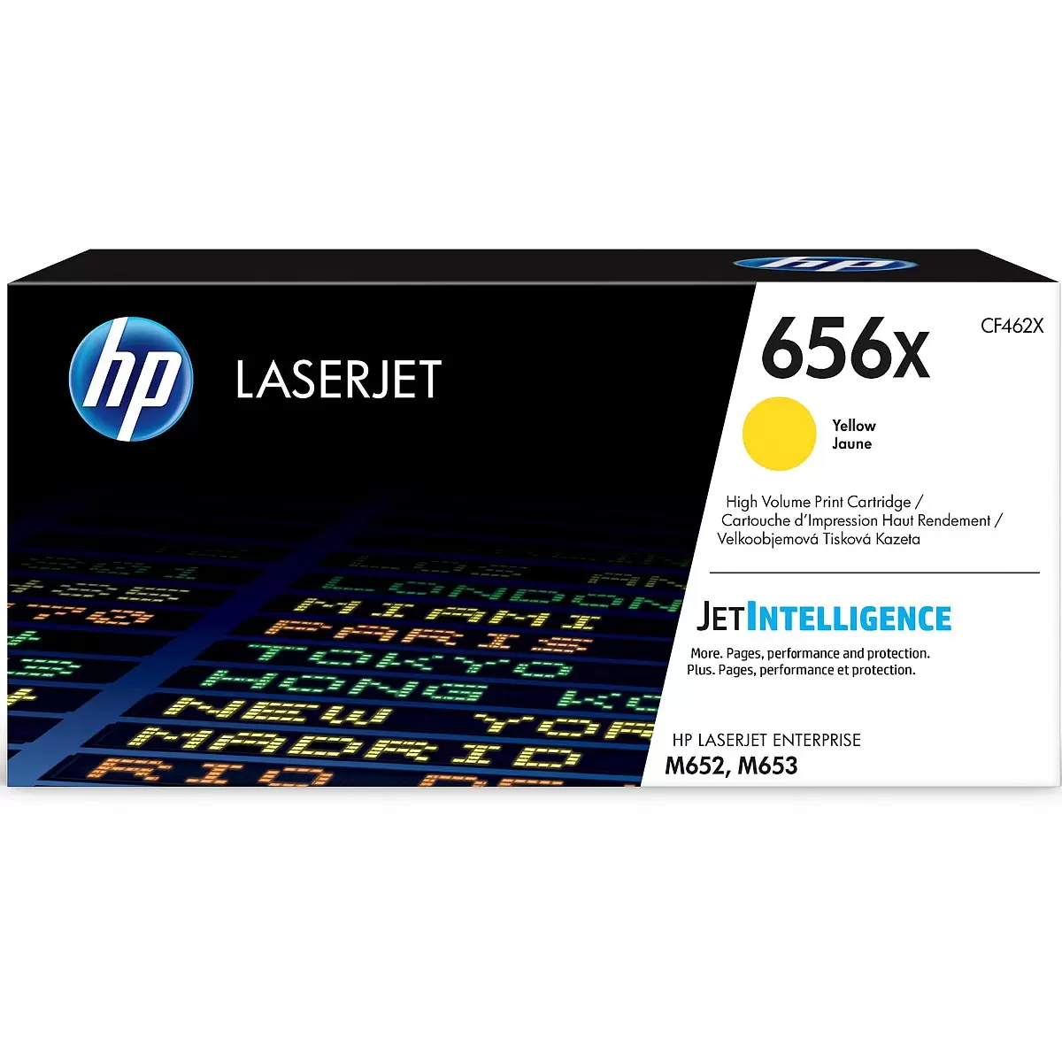 HP 656X LJ Toner Cartridge Yellow HY