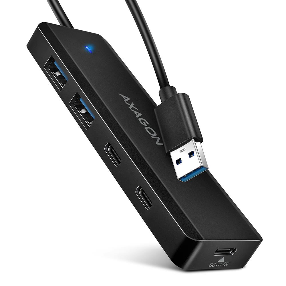 I O HUB USB TRAVEL 0 19M HUE-C2A AXAGON