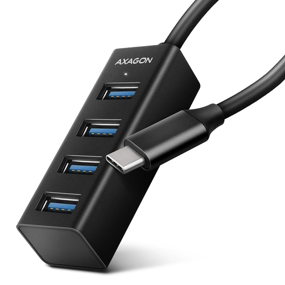 I O HUB USB-C 4PORT MINI 0 2M HUE-M1C AXAGON
