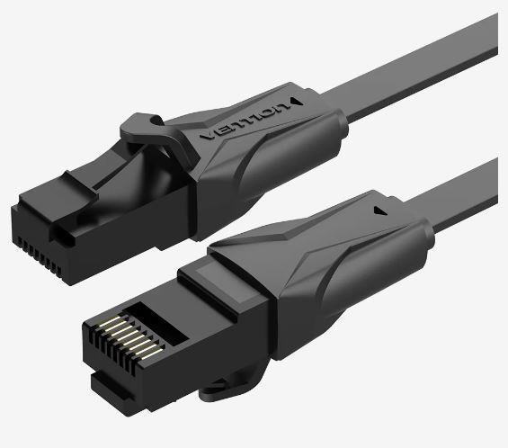PATCH CABLE CAT 6 UTP 3M BLACK IBABI VENTION
