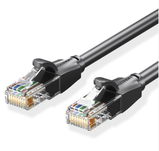 PATCH CABLE CAT 6 UTP 1 5M BLACK IBEBG VENTION