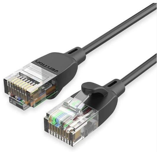 PATCH CABLE CAT 6A UTP 5M BLACK IBIBJ VENTION