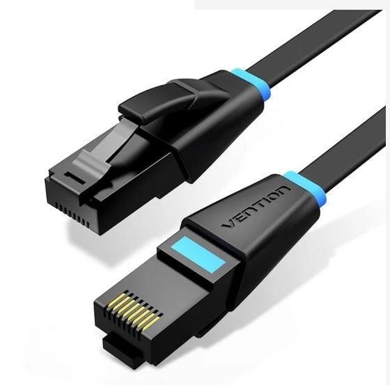 PATCH CABLE CAT 6 UTP 0 5M BLACK IBJBD VENTION