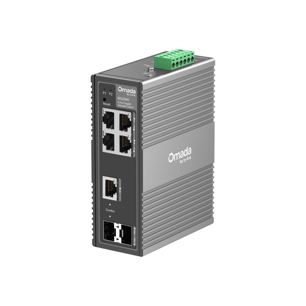 Switch TP-LINK Switch type Managed 4xRJ-45 ports RJ-45 Ports Type Gigabit Ethernet  10 100 1000  1xCombo SFP ports quantity 1xSFP module slots quantity IES206G