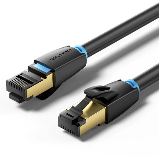 PATCH CABLE CAT 8 SFTP 10M BLACK IKABL VENTION