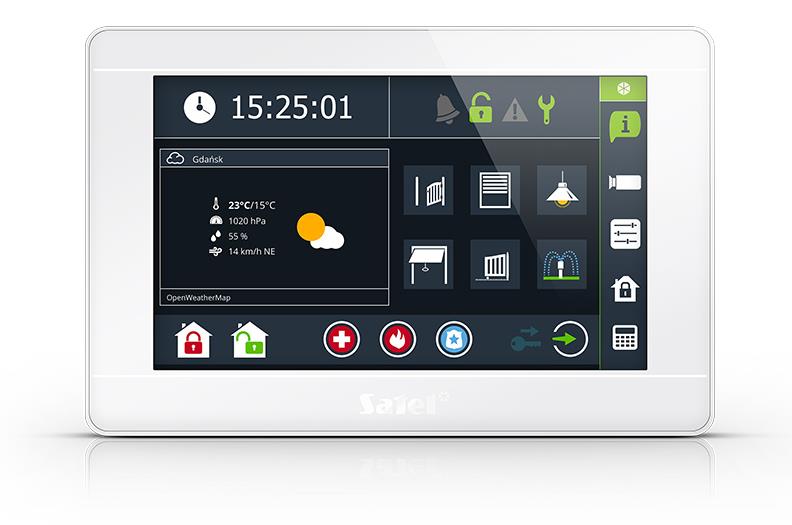 KEYPAD TOUCHSCREEN INTEGRA INT-TSI-W SATEL