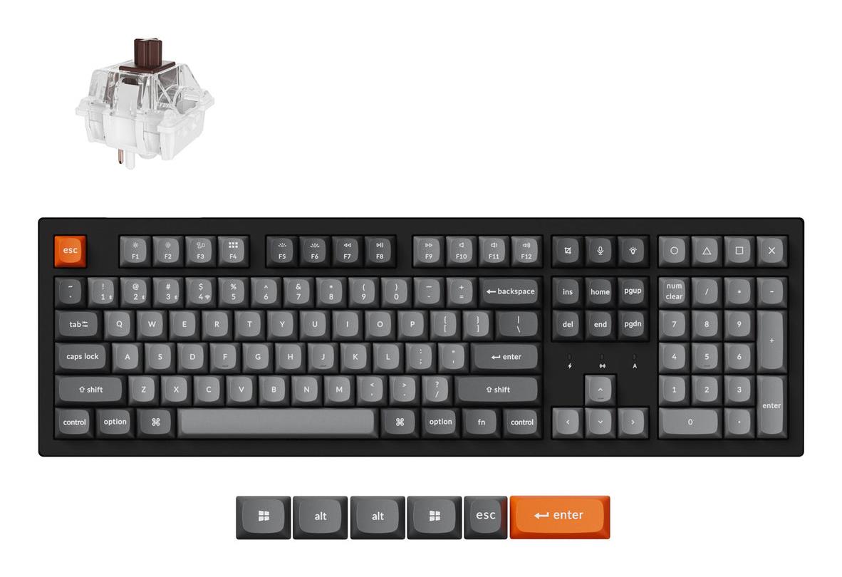 KEYBOARD WRL K10 MAX RGB BLACK K10M-H3 KEYCHRON
