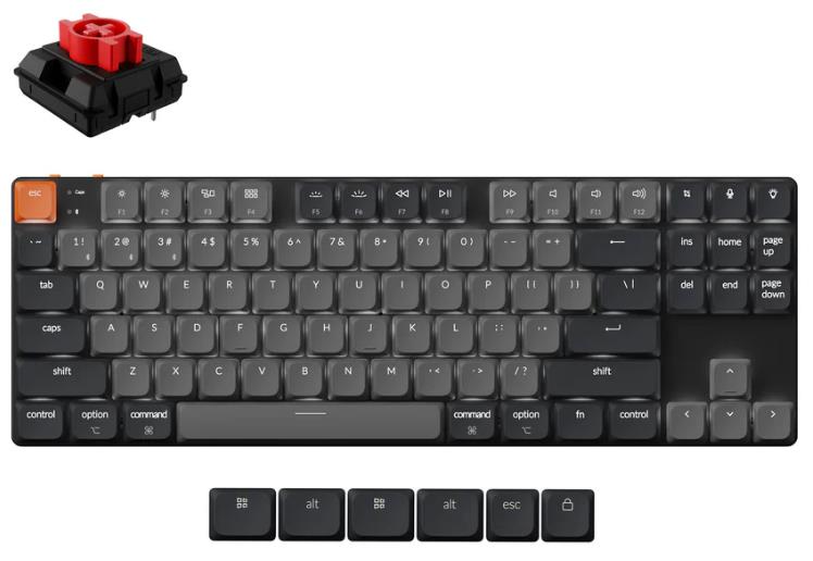 KEYBOARD WRL K1 BLACK K1X-A1 KEYCHRON