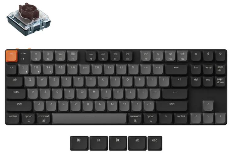KEYBOARD WRL K1 BLACK K1X-A3 KEYCHRON