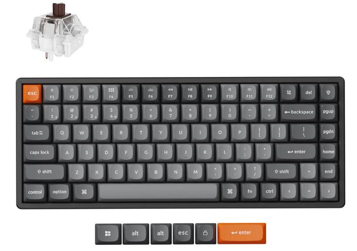 KEYBOARD WRL K2 MAX RGB BLACK K2M-J3 KEYCHRON