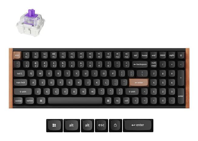 KEYBOARD WRL K4 HE SPECIAL ED BLACK K4H-F1 KEYCHRON