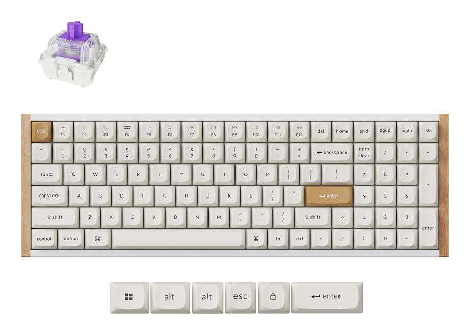 KEYBOARD WRL K4 HE SPECIAL ED WHITE K4H-Q1 KEYCHRON