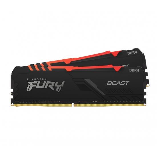 MEMORY DIMM 16GB PC28800 DDR4 KIT2 KF436C17BBAK2 16 KINGSTON