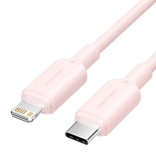 CABLE USB-C TO LIGHTNING 1M PINK LAKPF VENTION