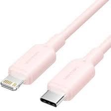 CABLE USB-C TO LIGHTNING 2M PINK LAKPH VENTION