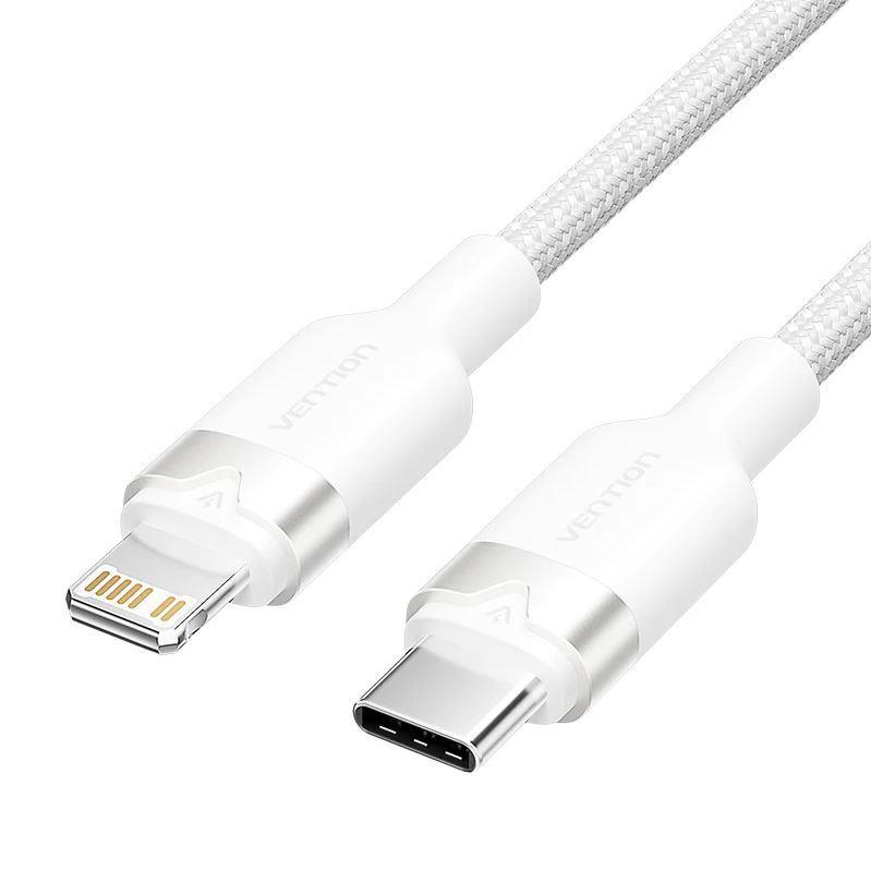 CABLE USB-C TO LIGHTNING 2M WHITE LAKWH VENTION