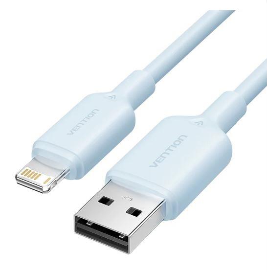 CABLE USB2 0 TO LIGHTNING 1M BLUE LAMSF VENTION
