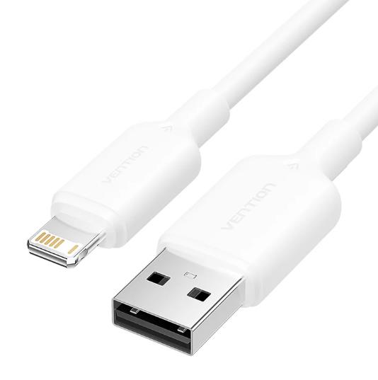 CABLE USB2 0 TO LIGHTNING 2M WHITE LAMWH VENTION