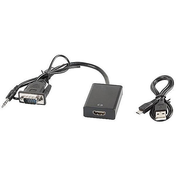 LANBERG AD-0021-BK adapter VGA F