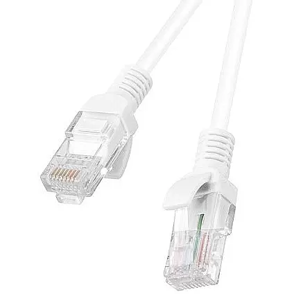 LANBERG patchcord cat.6 1m white